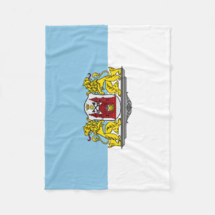 Flagga Riga, Lettland Fleece Blanket