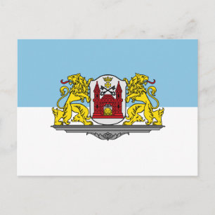 Flagga Riga, Lettlands vykort