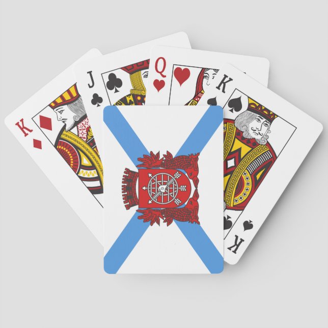 Flagga Rio de Janeiro (Brasilien) Casinokort (Baksidan)