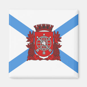 Flagga Rio de Janeiro (Brasilien) Magnet