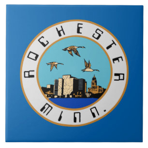 Flagga Rochester (Minnesota) Kakelplatta