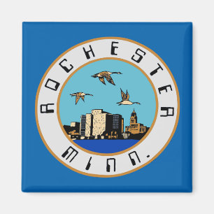 Flagga Rochester, Minnesota Magnet