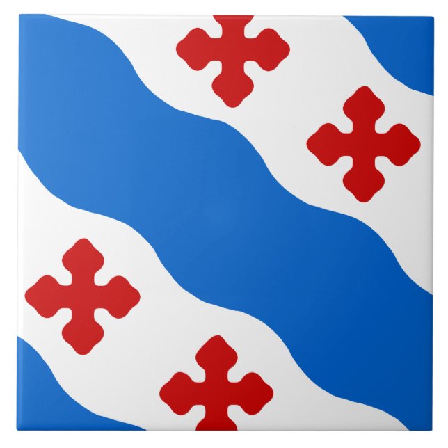 Flagga Rockville (Maryland City) Kakelplatta (Framsidan)