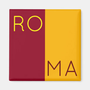 Flagga Rom, Italien Magnet