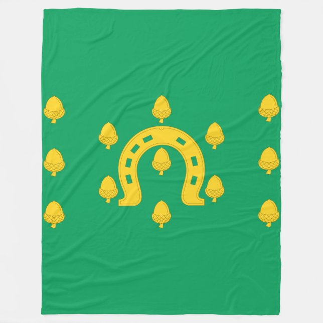 Flagga Rutland Fleece Blanket (Framsidan)
