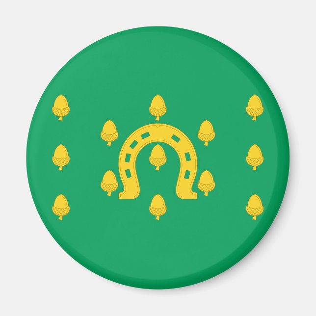 Flagga Rutland Magnet (Framsidan)
