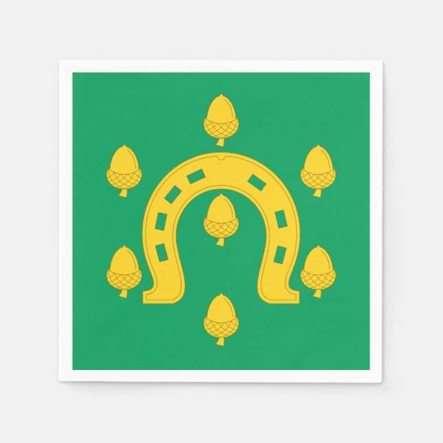 Flagga Rutland Napkins Pappersservett (Framsidan)