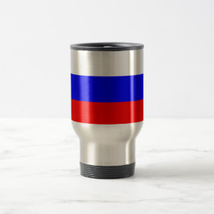 Flagga Ryssland Travel/pendlare Mugg