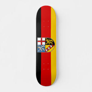 Flagga Saarland Skateboard