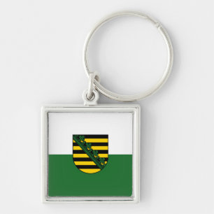 Flagga Sachsen Nyckelring