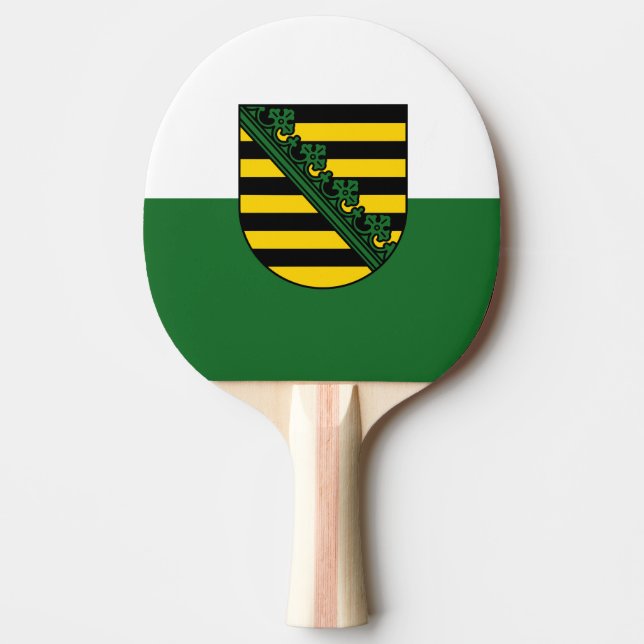 Flagga Sachsen Ping-Pong Paddle Pingisracket (Framsidan)