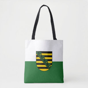 Flagga Sachsen Tote Bag Tygkasse