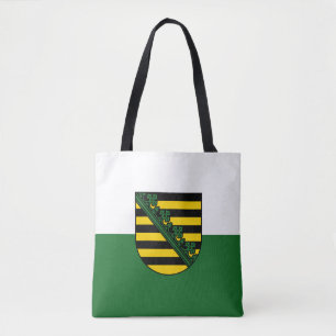 Flagga Sachsen Tote Bag Tygkasse