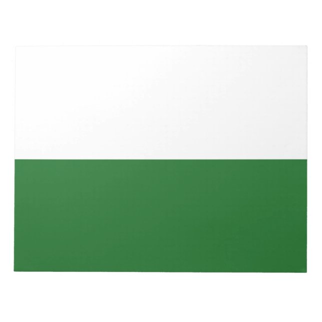 Flagga Sachsen (Tyskland) Anteckningsblock (Framsida)