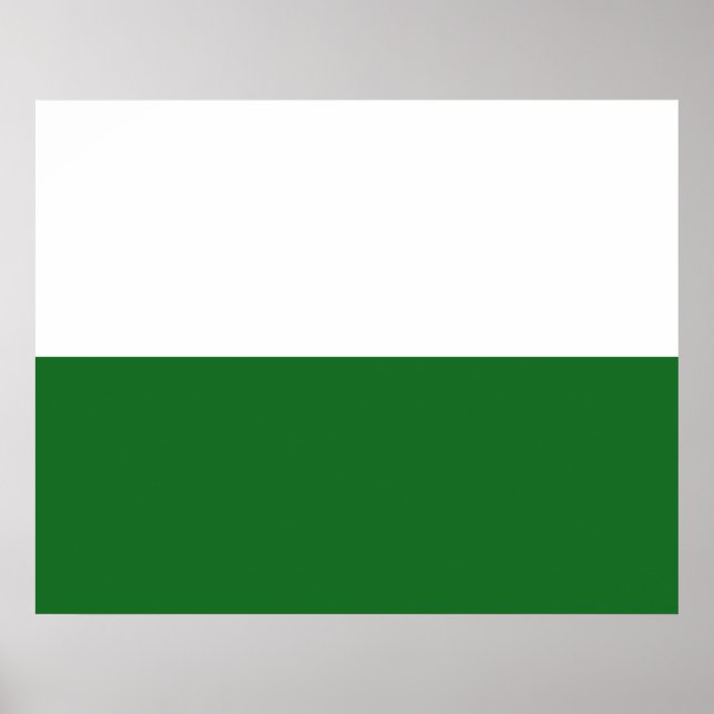 Flagga Sachsen (Tyskland) Poster (Framsidan)