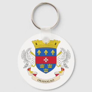 Flagga Saint Barthélemy Nyckelring
