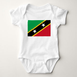 Flagga Saint Kitts och Nevis (Västindien) T Shirt