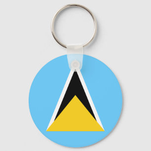 Flagga Saint Lucia Nyckelring