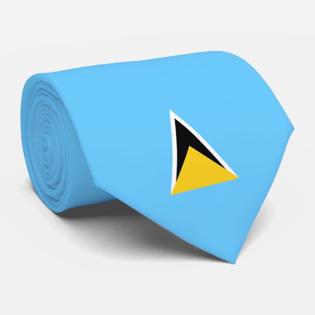 Flagga Saint Lucia (Saint Lucia) (Karibien) Slips (Rullad)