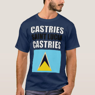 Flagga Saint Lucia T Shirt