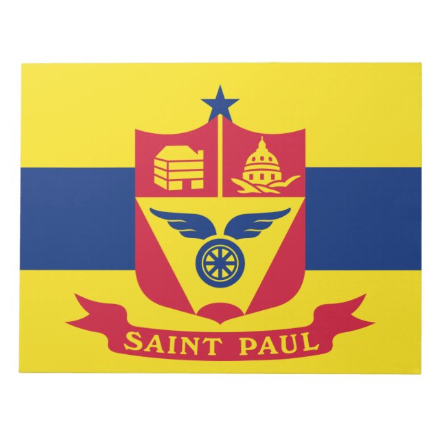 Flagga Saint Paul (Minnesota) Anteckningsblock (Framsida)