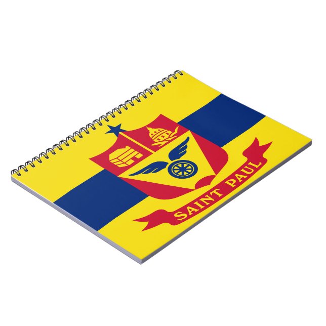 Flagga Saint Paul (Minnesota) Anteckningsbok (Vänstra Sidan)
