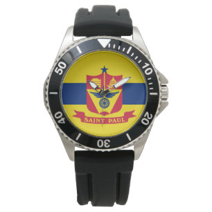 Flagga Saint Paul (Minnesota) Armbandsur