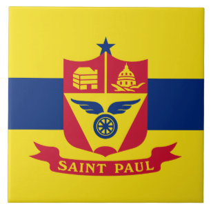 Flagga Saint Paul (Minnesota) Kakelplatta