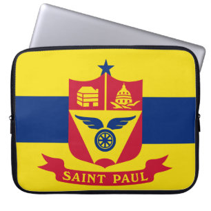Flagga Saint Paul (Minnesota) Laptop Fodral