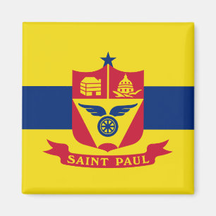 Flagga Saint Paul (Minnesota) Magnet