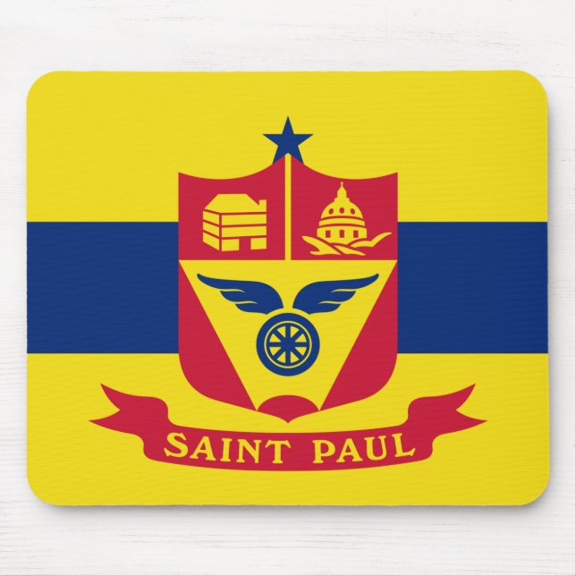 Flagga Saint Paul (Minnesota) Musmatta (Framsidan)