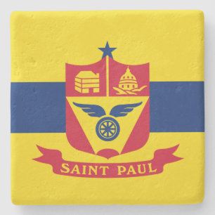 Flagga Saint Paul (Minnesota) Stenunderlägg