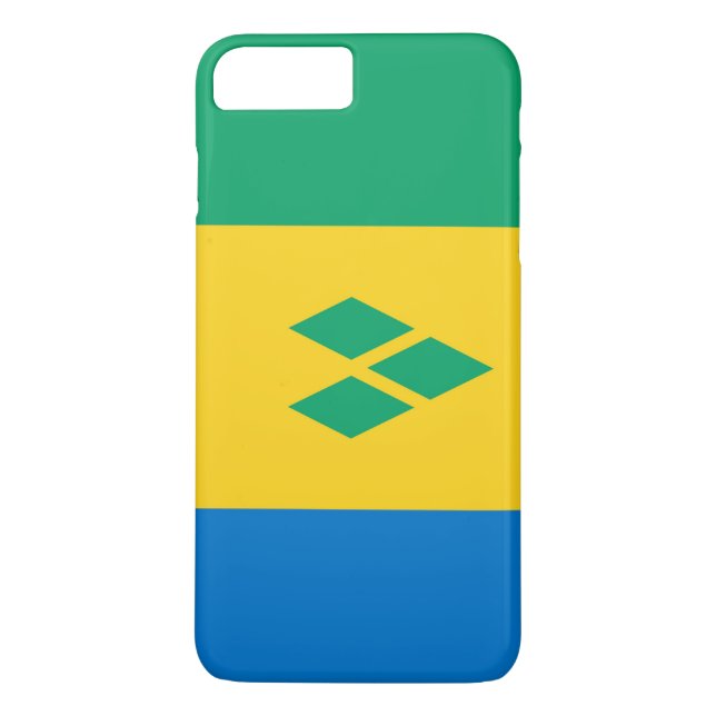 Flagga Saint Vincent och Grenadinerna Case-Mate iPhone Skal (Baksida)