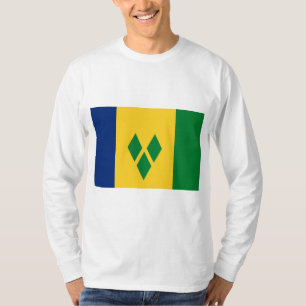 Flagga Saint Vincent och Grenadinerna T Shirt