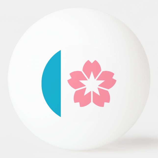 Flagga Salem, Oregon Pingisboll (Framsidan)