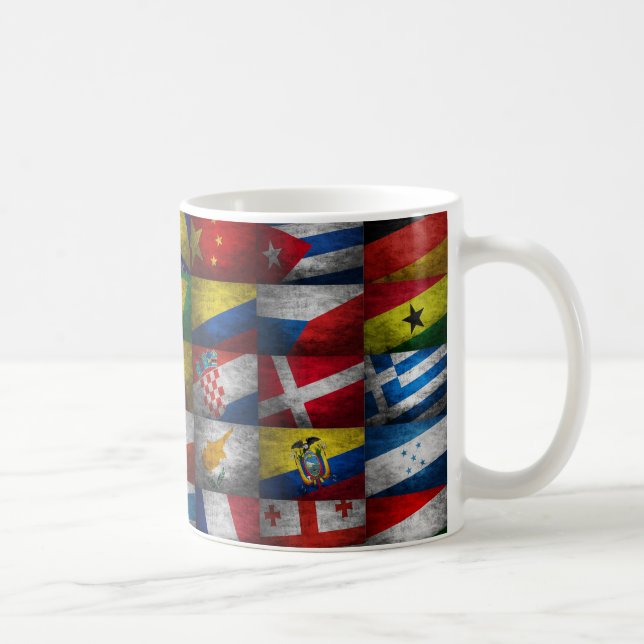 Flagga samling kaffemugg (Höger)