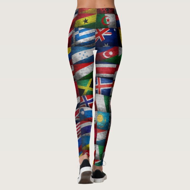 Flagga samling leggings (Baksida)