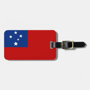 Flagga Samoa Bagagebricka