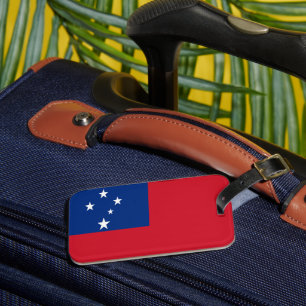 Flagga Samoa Bagagebricka