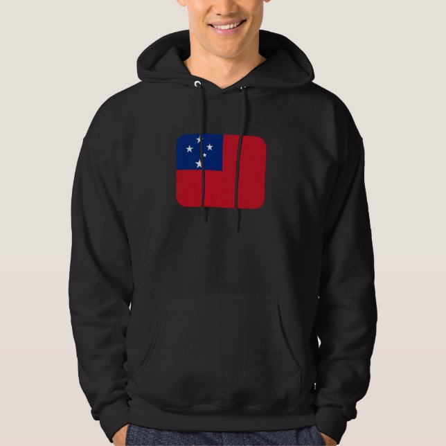 Flagga Samoa Hoodie (Framsida)