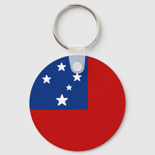 Flagga Samoa Nyckelring (Framsida)