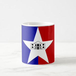 Flagga San Antonio, Texas Coffee Mugg