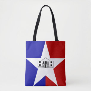 Flagga San Antonio, Texas Tote Bag Tygkasse
