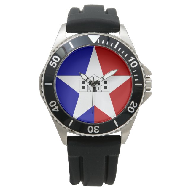 Flagga San Antonio, Texas Watch Armbandsur (Framsida)