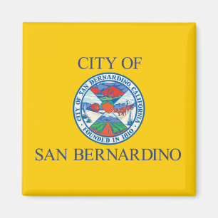 Flagga San Bernardino (Kalifornien) Magnet