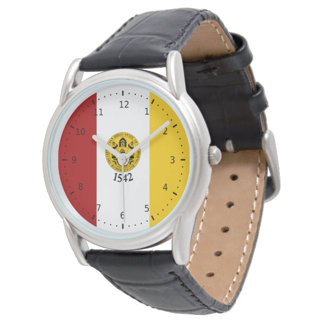 Flagga San Diego, Kalifornien Armbandsur (Vinklad)
