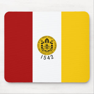 Flagga San Diego (Kalifornien) Musmatta