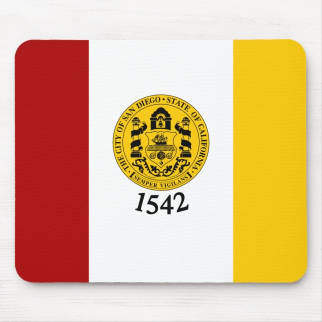 Flagga San Diego, Kalifornien Musmatta (Framsidan)