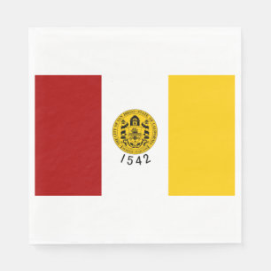 Flagga San Diego (Kalifornien) Pappersservett