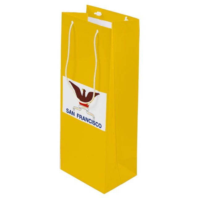 Flagga San Francisco, California Vin Gift Bag (Framsidan Vinklad)